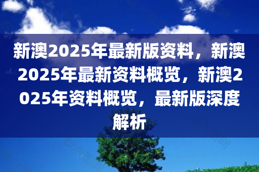 新澳2025年正版资料更新,全面释义解释与落实策略